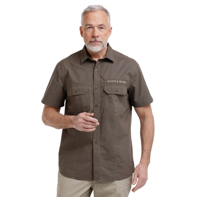 bushman herren Expeditionshemd khaki