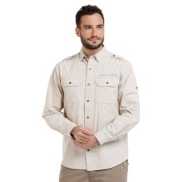 bushman herren Expeditionshemd beige